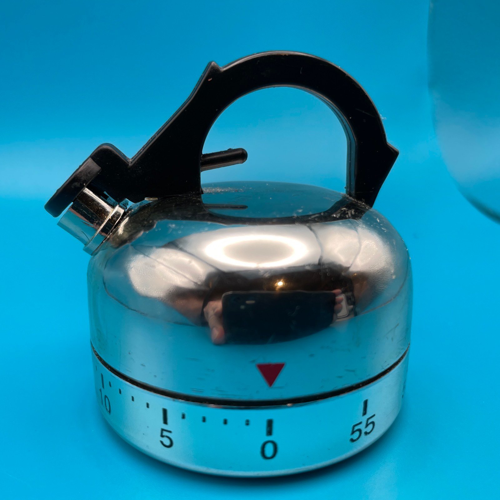 Rare Vintage REVERE WARE Classic TEA KETTLE Kitchen Timer 60 Minute #3501 Ringer
