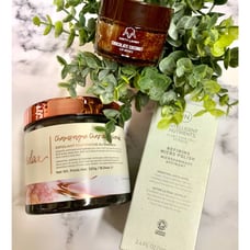 New Manna Kadar Dirty Lamb Facial, Lip, & Body Skincare Exfoliant Scrub Bundle