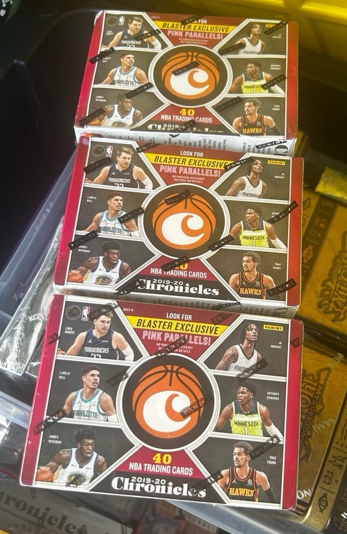 Panini Chronicles 2019-20 NBA Blaster Exclusive Lot of 3 Brand New