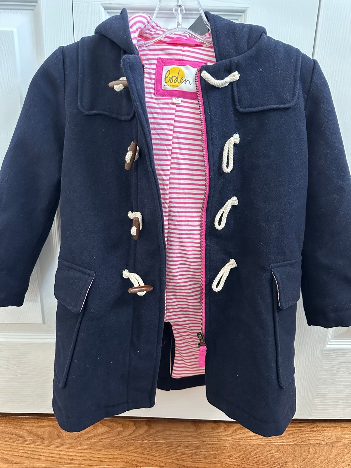mini boden wool coat