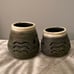 Christopher Matti Hawaiian Petroglyph Raku Volcanic Maui Art Pottery Vase 2006