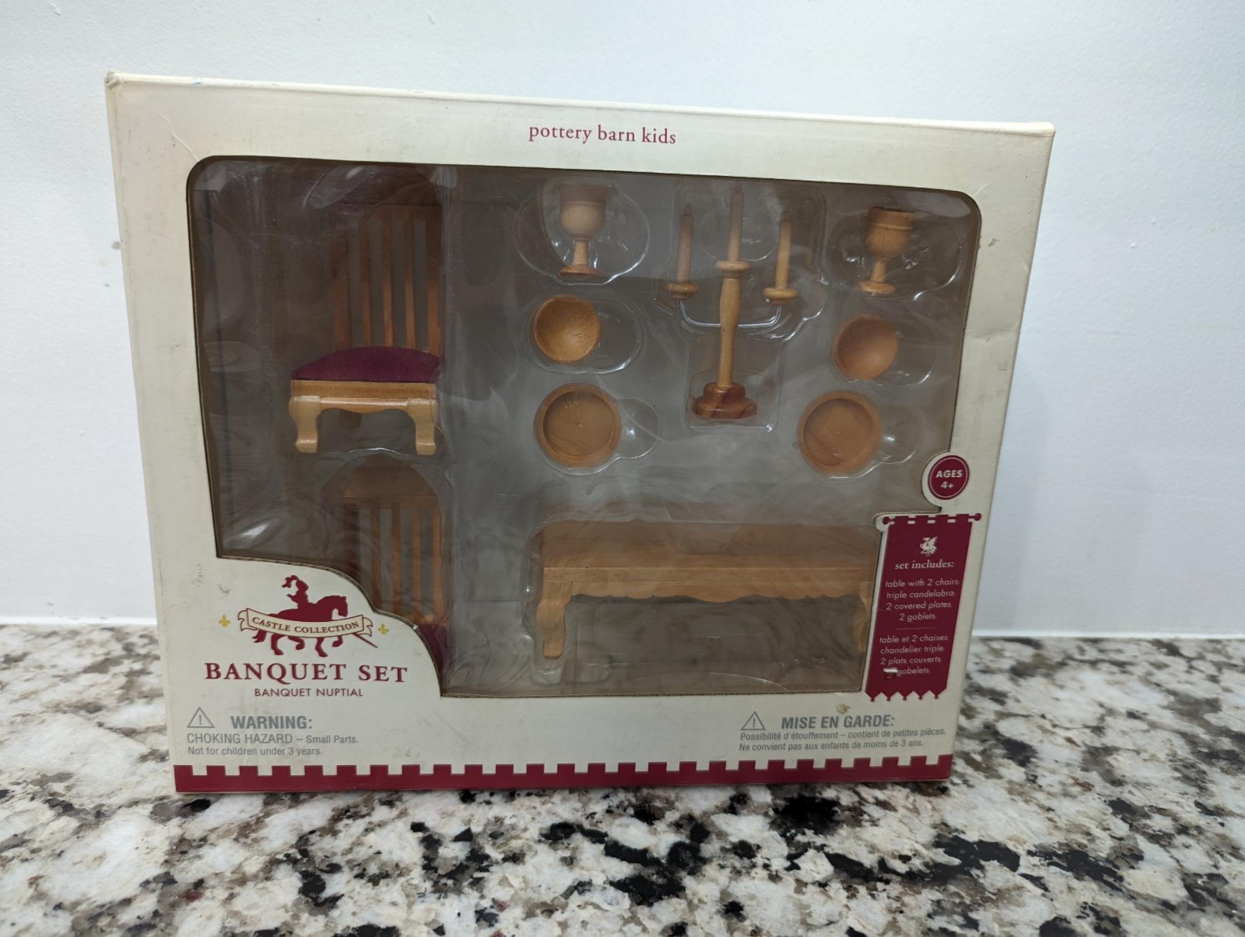 Pottery Barn Kids Castle Collection Banquet Furniture Wood