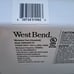 West Bend EM925ANF-P2 Microwave Oven 900-Watts Compact 6 Pre Cook Settings USED