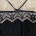 White House Black Market Embroidered Tiered Halter Top