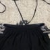 White House Black Market Embroidered Tiered Halter Top