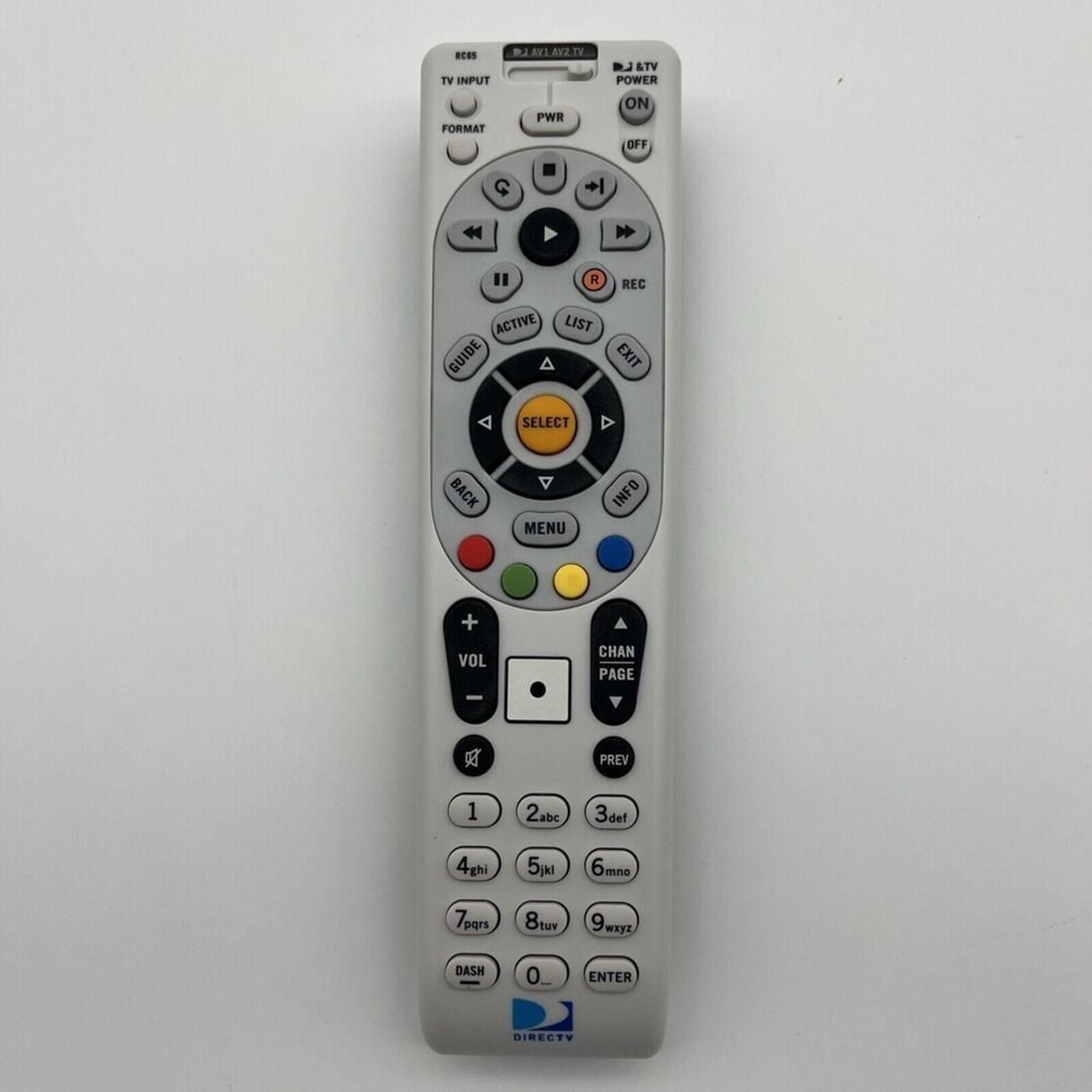 Direct TV Remote Control RC65