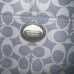 Coach Purse Silver Blue VGUC