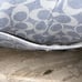 Coach Purse Silver Blue VGUC