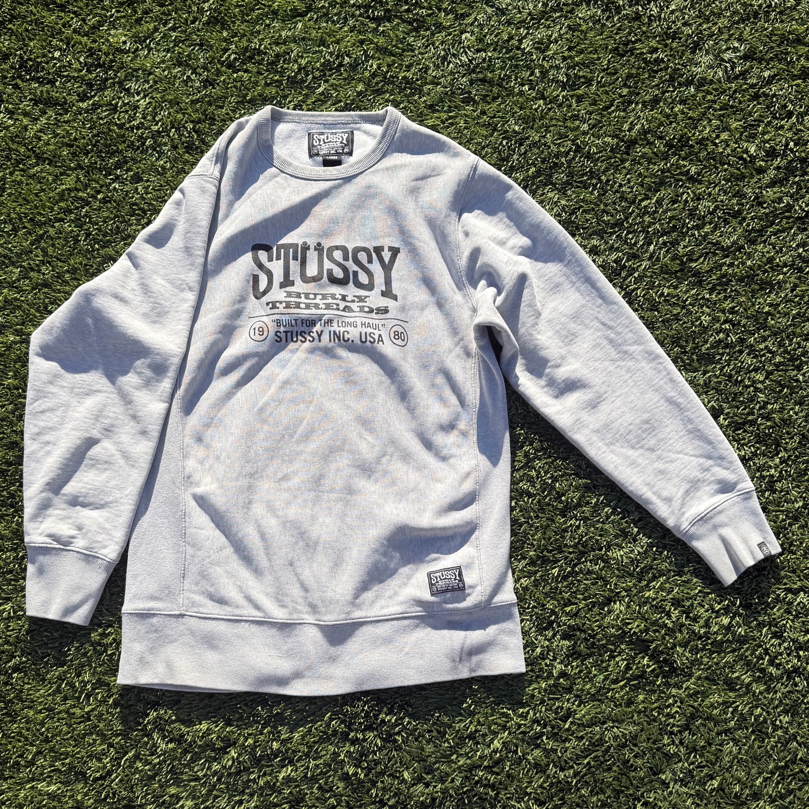 Stussy Crewneck Grey Vintage
