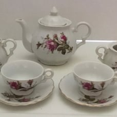 Little Moss Rose Tea Set