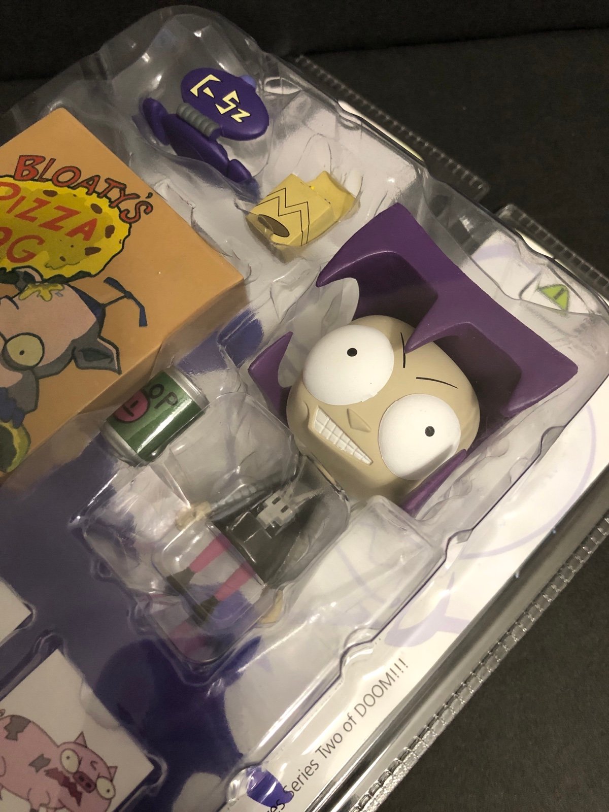 2005 Invader Zim Gaz Nickelodeon x Hot Topic Exclusive Toy Figure Palisades New - detail