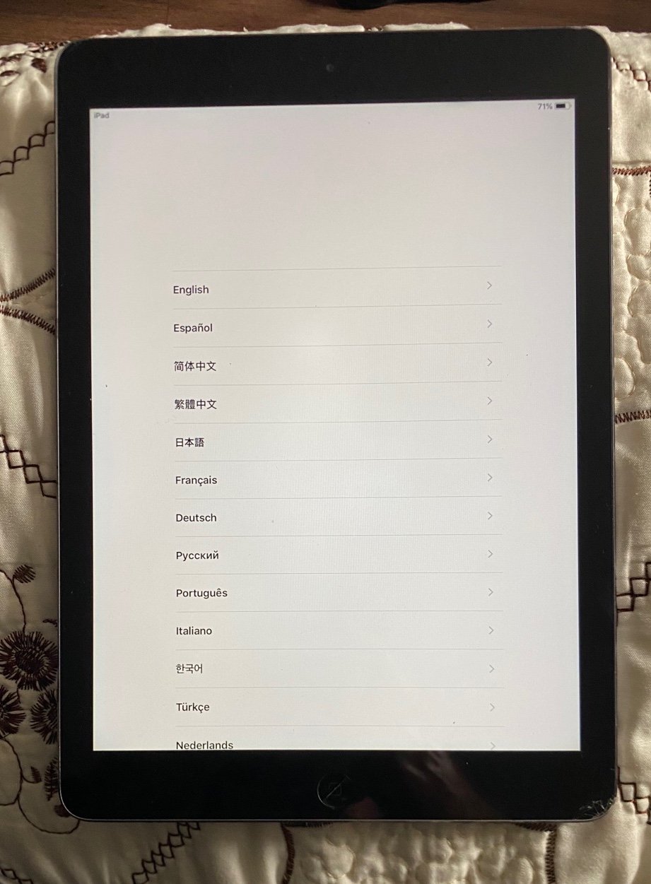 Apple iPad Air 1st Generation 128 GB in Space Gray