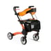 Foldable Rollator Walker with Seat, Lightweight Compact Design Rolling Mobility