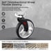 Foldable Rollator Walker with Seat, Lightweight Compact Design Rolling Mobility