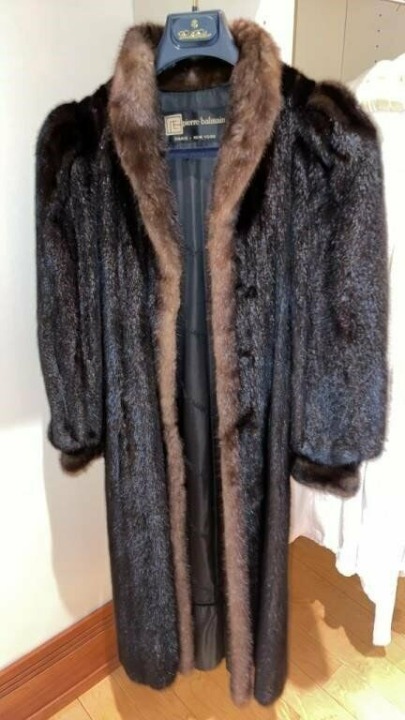 Vintage Black Diamond Mink Coat
