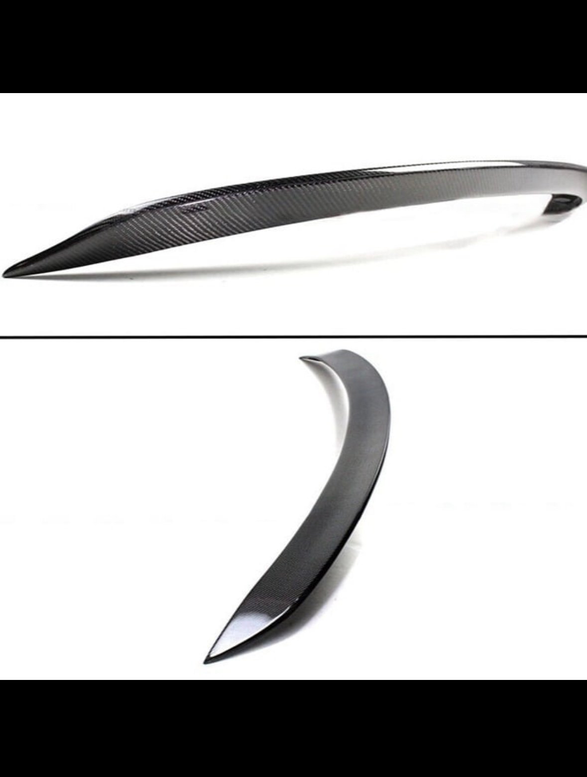 Brand New 2020-2023 Tesla Model Y Real Carbon Fiber V-Style Trunk Spoiler Wing