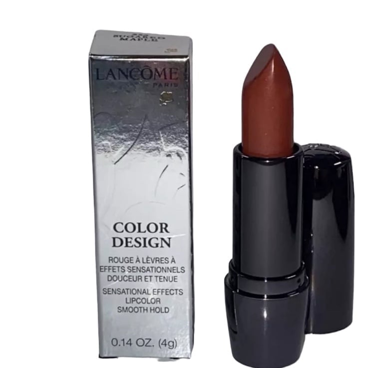 New Lancome Color Design Lipstick ~ 256 Sugared Maple Boxed