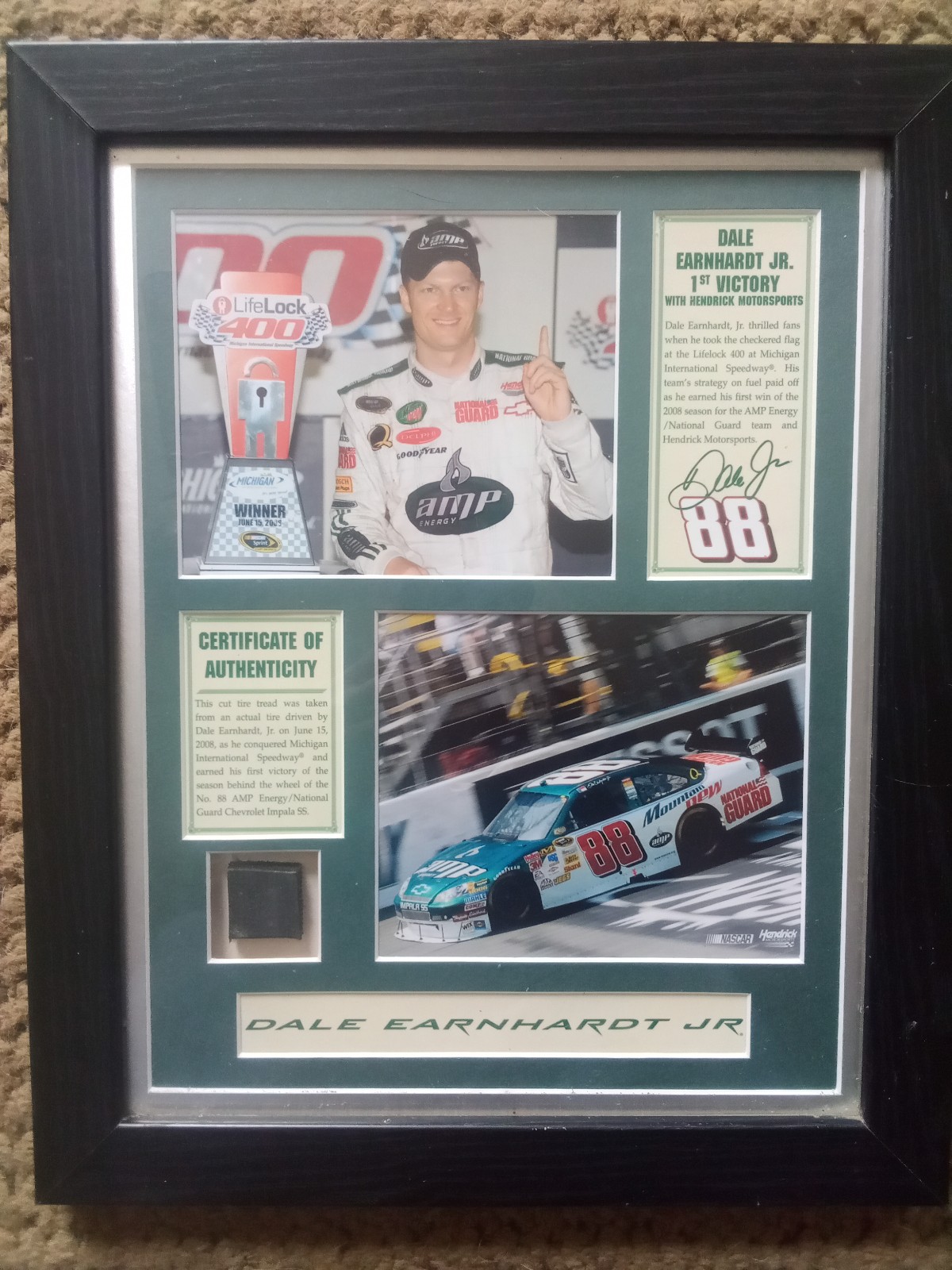 Rare Dale Earnhardt Jr first Hendrick victory pic