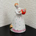 Vintage YAEBO Lady Holding Teapot And Gold Cat 4.75” Porcelain Russian Figurine
