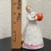Vintage YAEBO Lady Holding Teapot And Gold Cat 4.75” Porcelain Russian Figurine