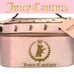 Juicy Couture Scottie Signature Logo Zip-Around Velour Cosmetic Bag