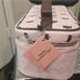 Juicy Couture Scottie Signature Logo Zip-Around Velour Cosmetic Bag