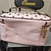 Juicy Couture Scottie Signature Logo Zip-Around Velour Cosmetic Bag