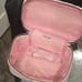 Juicy Couture Scottie Signature Logo Zip-Around Velour Cosmetic Bag