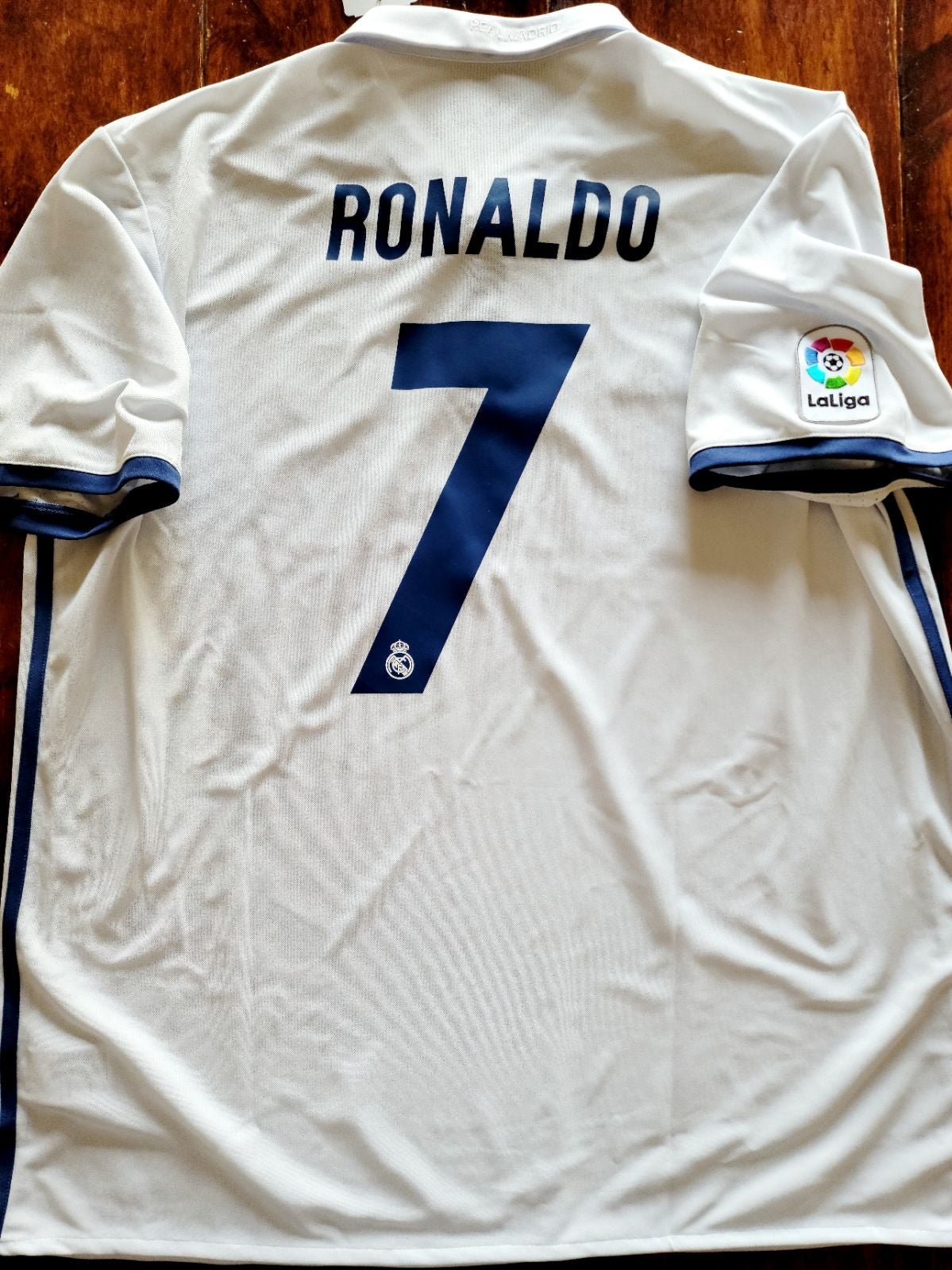 Adidas Real Madrid #7 Ronaldo Home Soccer Jersey