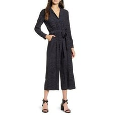 Rails Women's Blue Charcoal Tiger Stripe Callan Jumpsuit Size XS NEW