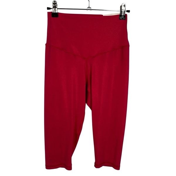 OFFLINE By Aerie Real Me Liquid Shine High Waist Crop Legging Pink Size Medium