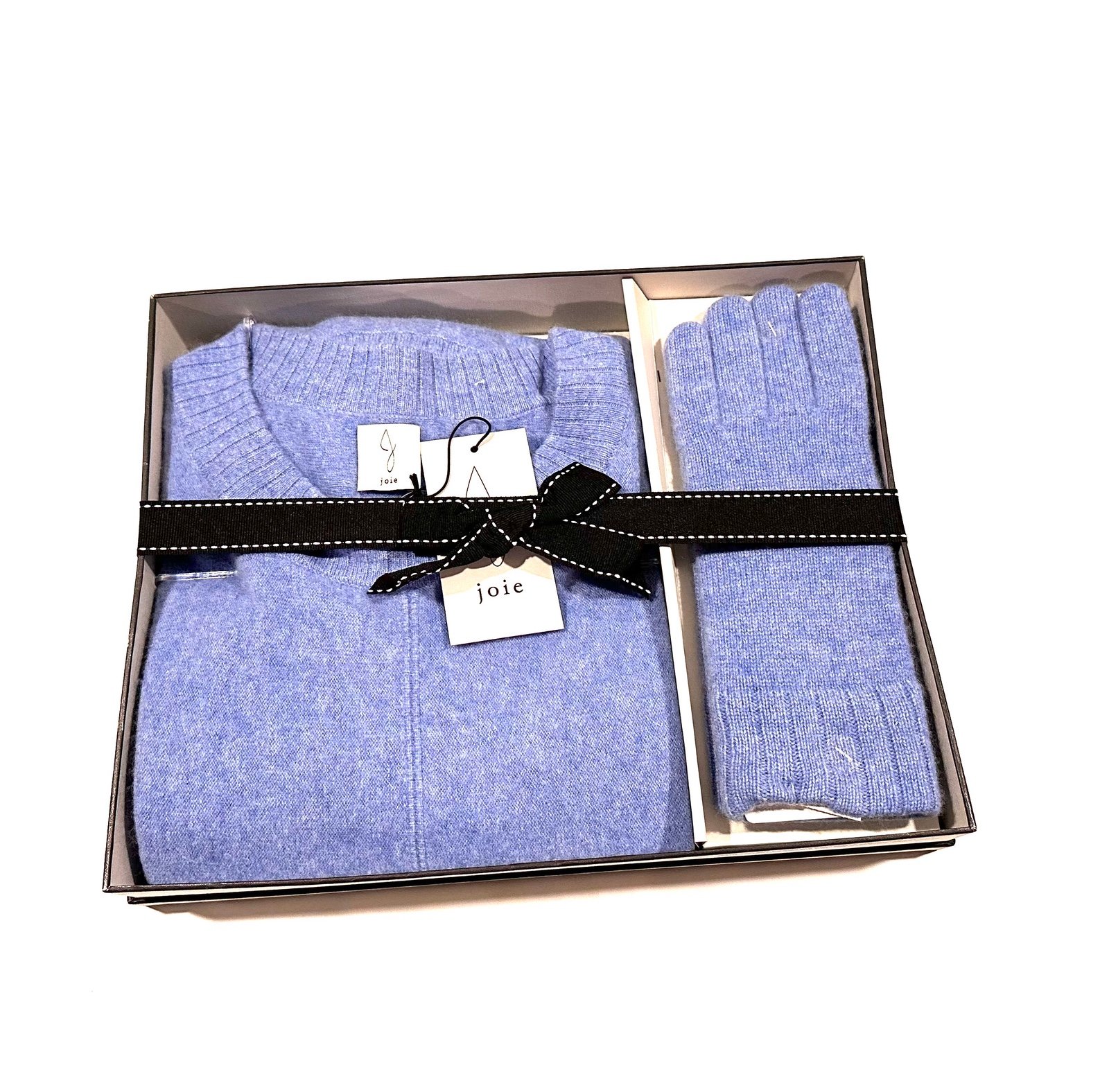 Joie cashmere gift set sweater gloves large