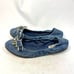 Miumiu denim flat shoes, size approximately 23.5 cm.