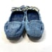 Miumiu denim flat shoes, size approximately 23.5 cm.