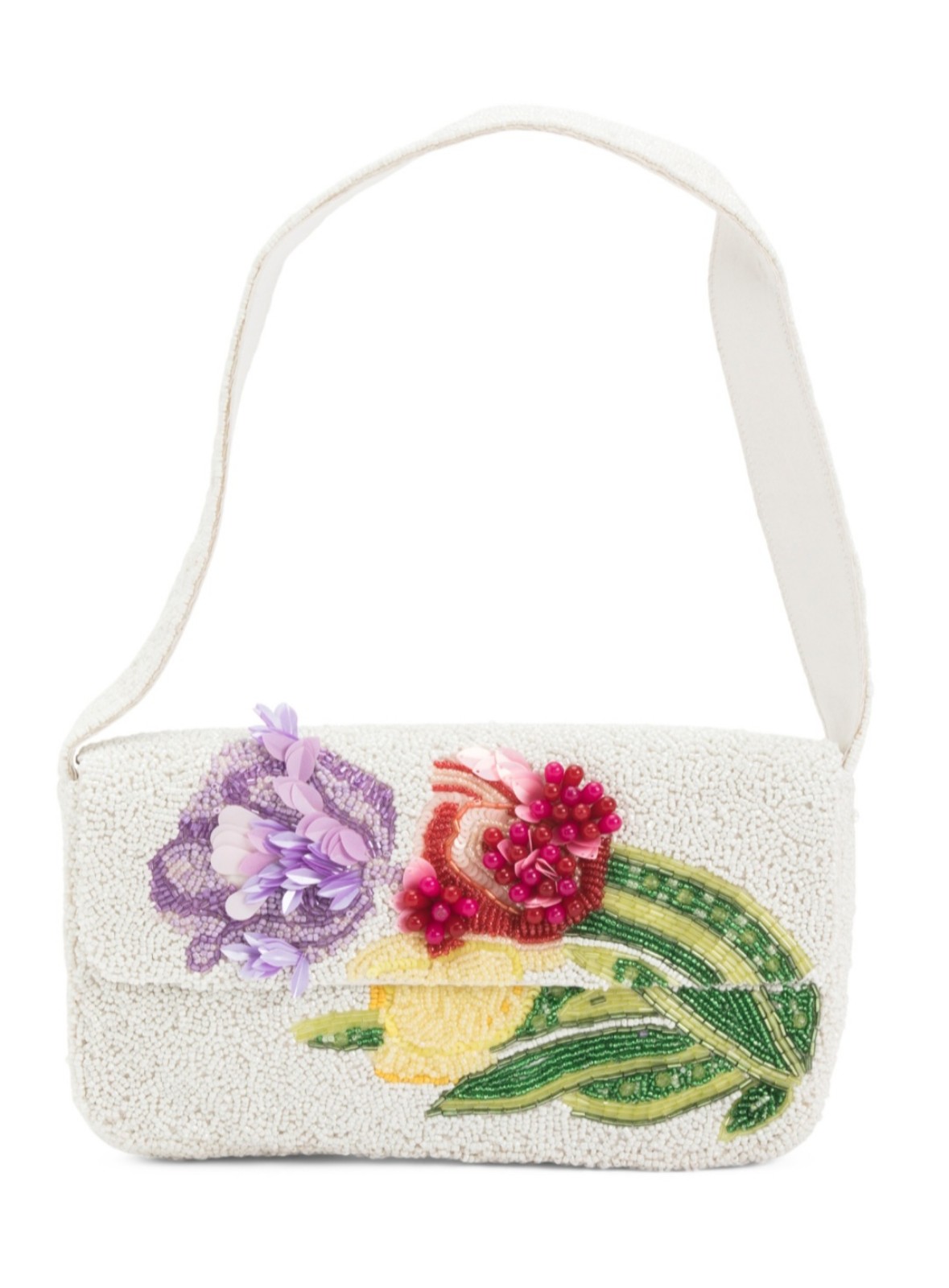 Viral tik tok Floral Tulip Beaded Bag-Made in India, BNWT
