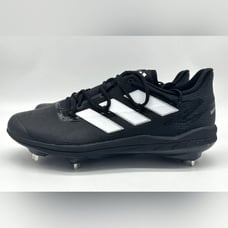 Adidas Adizero Afterburner 8 Men's Size 11.5 Black Metal Baseball Cleats