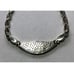 Stunning Sterling Silver & Inlaid Mother Of Pearl Collar Necklace