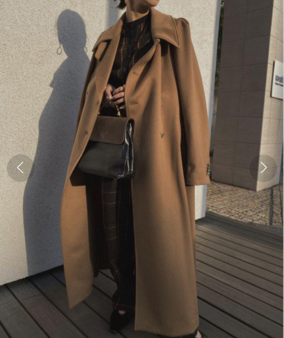 贈り物 Ameri CHARME FLARE LONG COAT ジャケット・アウター