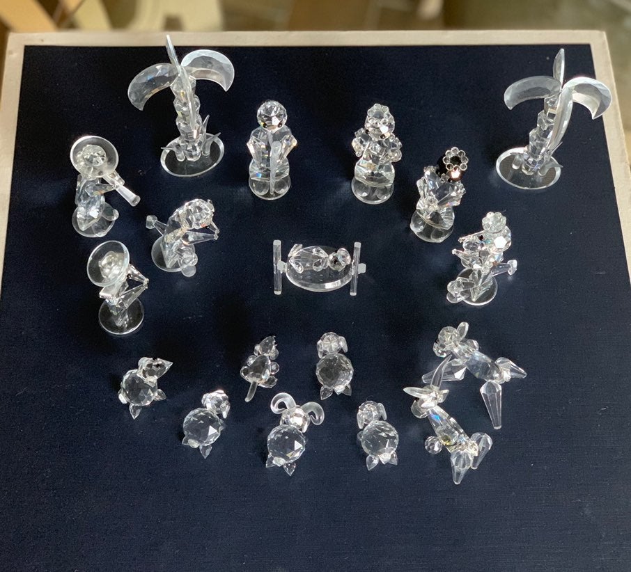 Crystal Nativity Scene