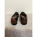 Cole Haan Loafers Mens Blk Brown Slip On Dress Tassel Leather Shoes VTG SZ. 12D