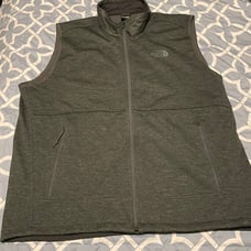 The North Face Gray Zip-Up Vest