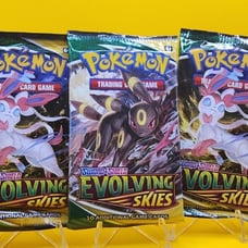 2x Pokémon Evolving Skies Booster Pack - SEALED - Random Art - Sword and Shield