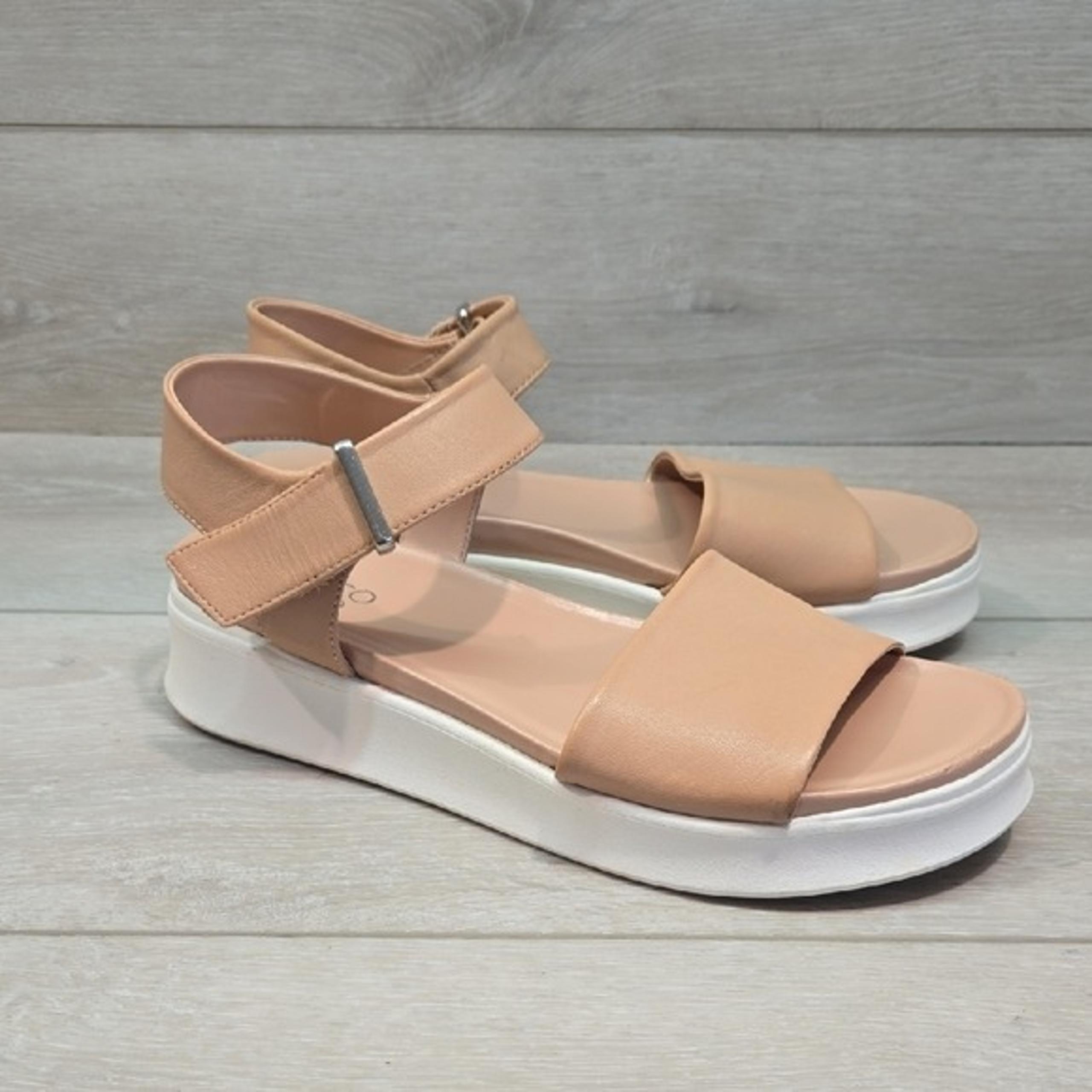 Anthropologie Franco Sarto Women's Eastyn Platform Sandals Shoes Sz 7.5M