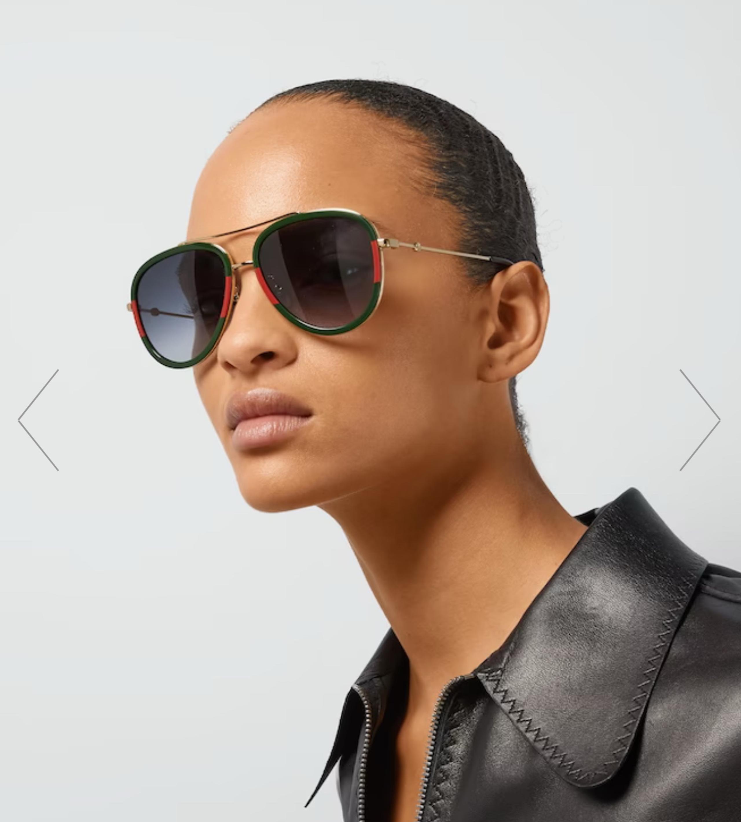 Women men’s aviator sunglasses with transition lens Gucci