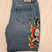 ed hardy jean shorts