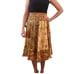 Prana NWT Boho Made In India Knee Length Peasant Skirt Size Large Festival