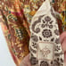 Prana NWT Boho Made In India Knee Length Peasant Skirt Size Large Festival