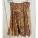 Prana NWT Boho Made In India Knee Length Peasant Skirt Size Large Festival