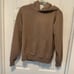 Aritzia Nomad Taupe Sweatfleece Perfect Fit Cozy Fleece Hoodie Size Small