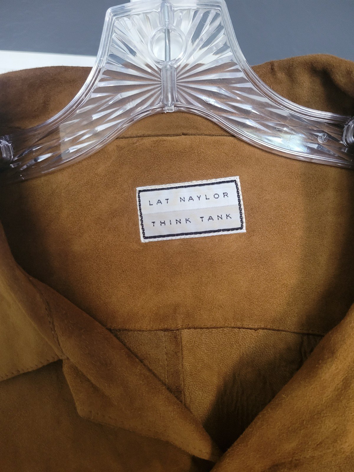 Lat Naylor suede shirt